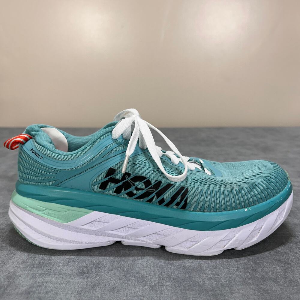 HOKA One One Bondi 7 Aquarelle Eggshell Blue 1110519-AEBL Womens 8 Running Shoes
